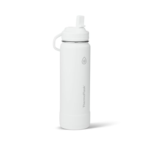 Insulated Water Bottle with Straw Lid