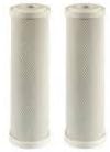 CFS – 2 Pack Universal Carbon Water Filter Cartridges Compatible with HDG2VS4, HDG2BS4 Models – Removes Bad Taste & Odor – Whole House Replacement Filter Cartridge – 5 Micron – 9.75" x 2.75" – White