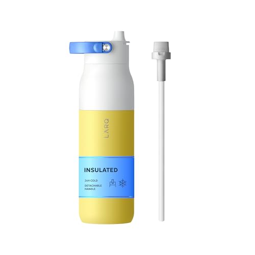 Swig Top Insulated Stainless Steel Water Bottle with Straw and Handle