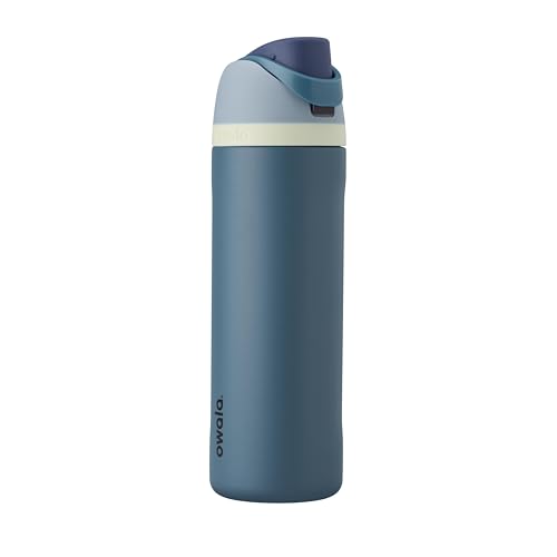 FreeSip Stainless Steel Water Bottle 24 oz Denim