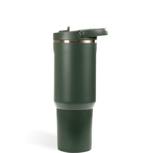 Sport Stainless Steel Tumbler with Straw