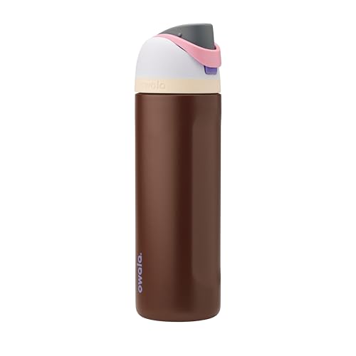 FreeSip Stainless Steel Water Bottle 24 oz Cranberry Parade