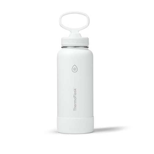Insulated Water Bottle with Straw Lid