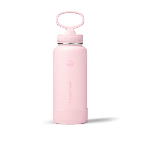 Insulated Water Bottle with Straw Lid