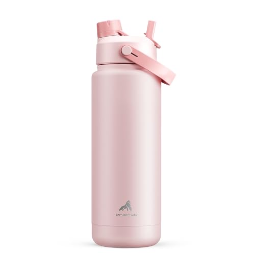 32 oz Insulated Water Bottle with 2