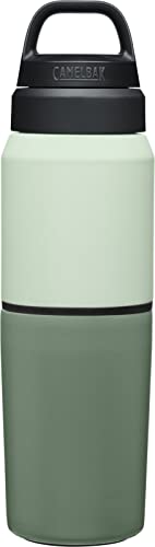 MultiBev Insulated Stainless Steel Bottle with Detachable Cup for Travel and Camping