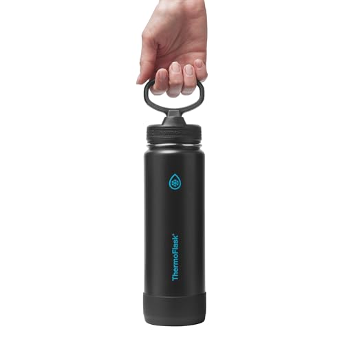Insulated Water Bottle with Straw Lid