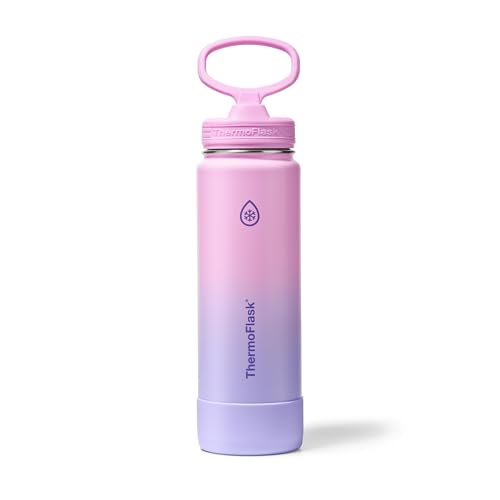 Insulated Water Bottle with Straw Lid
