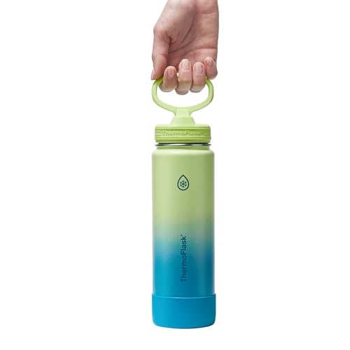 Insulated Water Bottle with Straw Lid