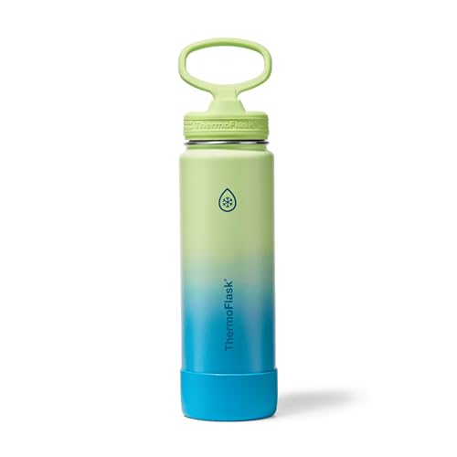 Insulated Water Bottle with Straw Lid