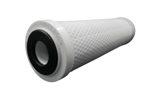 2 Pack 5 Micron Activated Carbon Block Water Filter Cartridge