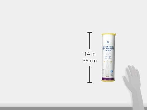 GE FTHTM Whole House Water Filter, Replacement System, NSF Certified: Reduces Chlorine, Sediment, Rust & Other Impurities, Replace Every 3 Months for Best Results, 1 Filter (Pack of 8)