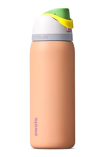 FreeSip Stainless Steel Water Bottle 32 oz Peachy Keen