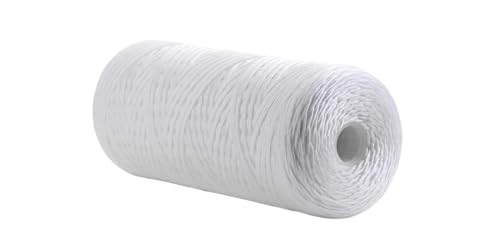 PC10-P) 10" x 4.5" Whole House Heavy Duty String Wound Sediment Pre-Filter 5 Micron (1 Pack)