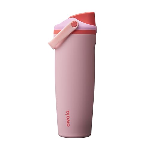 FreeSip Sway Stainless Steel Water Bottle 30 oz Angel Food Cake