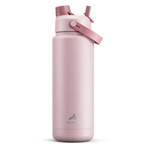 32 oz Insulated Water Bottle with 2