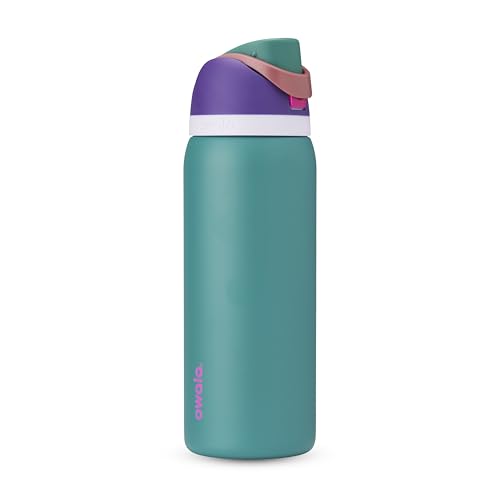 FreeSip Stainless Steel Water Bottle 32 oz 80s Ski Slopes