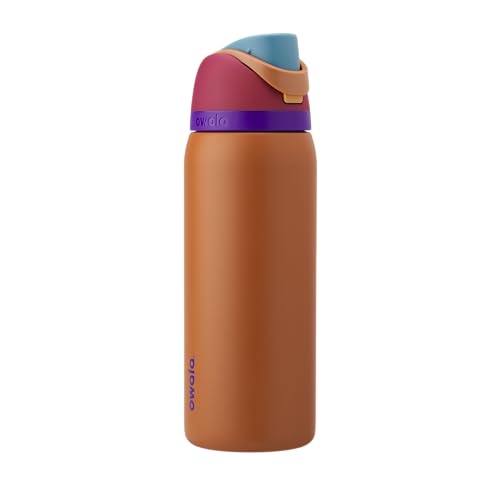 FreeSip Insulated Stainless Steel Water Bottle with Straw for Sports and Travel