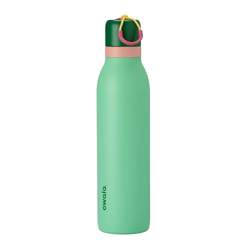 FreeSip Twist Stainless Steel Water Bottle 24 oz Scream Green