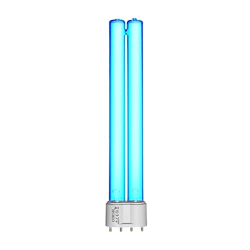 2 Pack 18 Watts UV Light Bulb Replacement UV Light for Pond Clarifier for Outdoor Ponds 4 (2 Count)