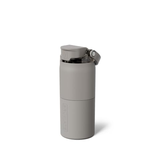 Rise 18oz Water Bottle with Covered Silicone Straw