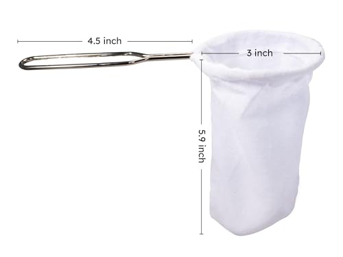Traditional Thai Style Stainless Steel Reusable Mesh Filter for Thai Tea