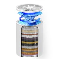 20 Stage Premium Shower Filter Replacement Cartridge with Spin Propeller 4 (4 Count)