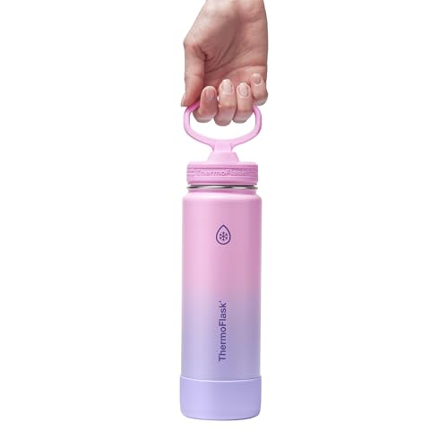 Insulated Water Bottle with Straw Lid