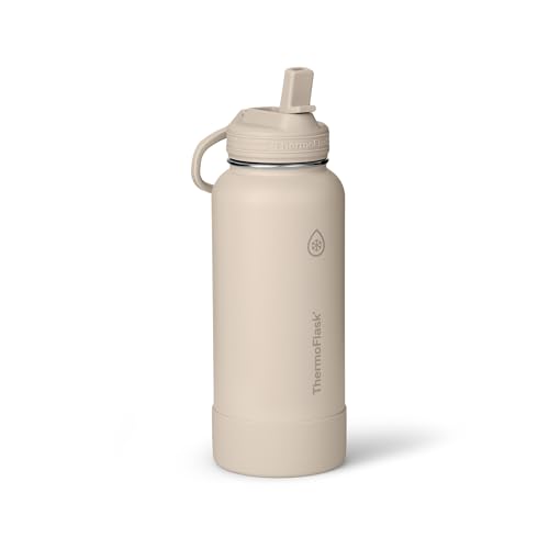 Insulated Water Bottle with Straw Lid