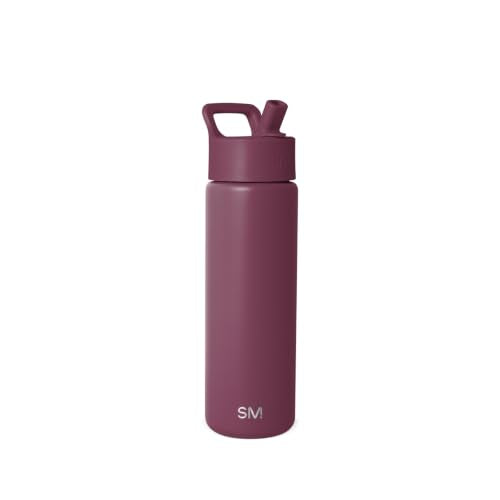 Insulated Water Bottle with Straw