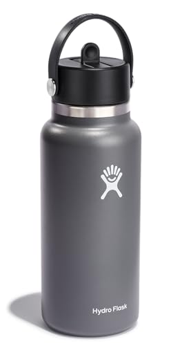 32 Oz Wide Flex Straw Cap Stone