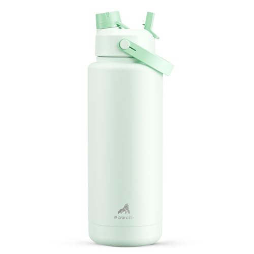 40 oz Insulated Water Bottle with 2