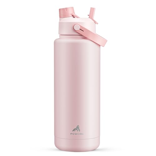 40 oz Insulated Water Bottle with 2