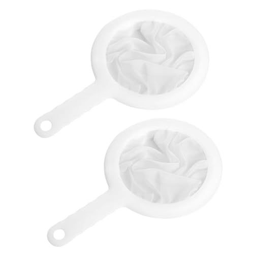 200 Mesh Fine Mesh Strainer Set 2 Pack Juice Nut Milk Tea Filter