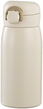 12 oz Mini Water Bottle Small Stainless Steel Thermoses - Insulated Vacuum, Leak Proof, Keeps Drinks Hot/Cold - Ideal for Coffee, beverage, Water - White