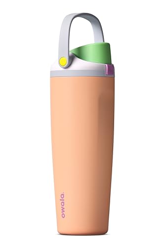 FreeSip Sway Stainless Steel Water Bottle 30 oz Peachy Keen