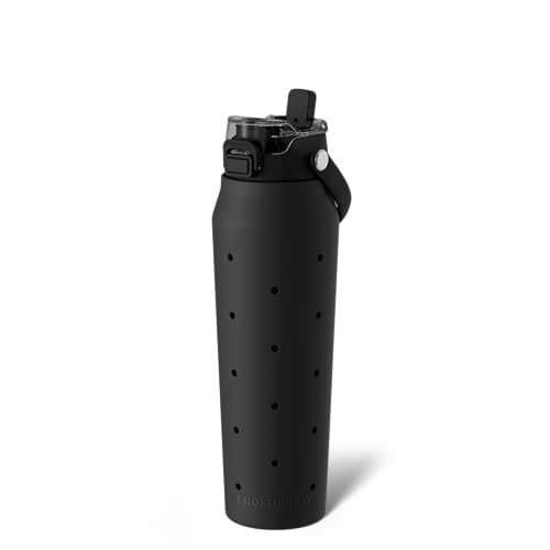 32 oz Insulated Stainless Steel Water Bottle with Silicone