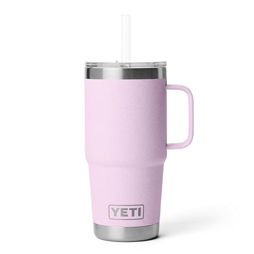 Rambler 25 oz Tumbler with Handle and Straw Lid