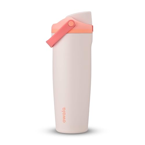 FreeSip Sway Insulated Stainless Steel Water Bottle with Two