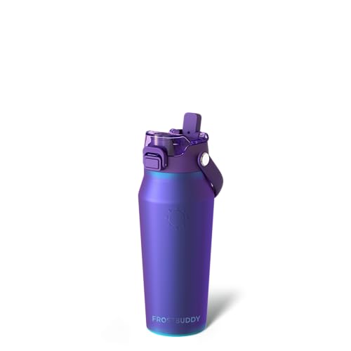 Bottle Buddy 16 oz Insulated Water Bottle with Straw & Chug Lid
