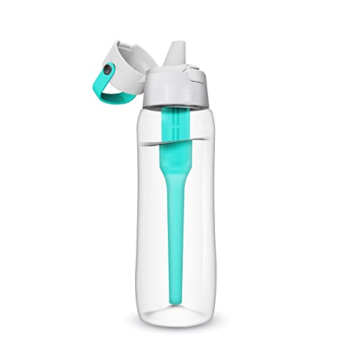 Filtered Water Bottle with Straw 24 oz