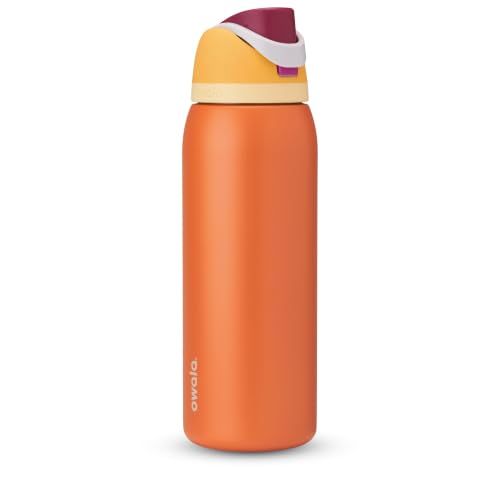 FreeSip Stainless Steel Water Bottle 40 oz Citrus Crush