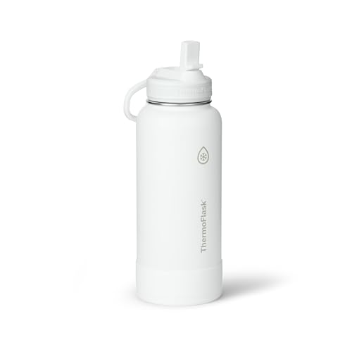 Insulated Water Bottle with Straw Lid