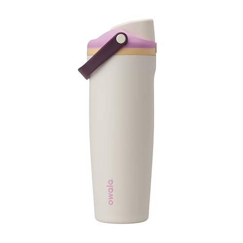 FreeSip Sway Insulated Stainless Steel Water Bottle with Two