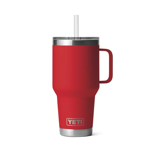 Rambler 35 oz Tumbler with Handle and Straw Lid