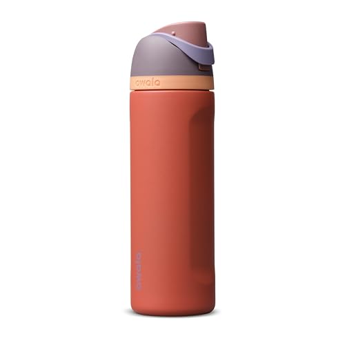 FreeSip Stainless Steel Water Bottle 24 oz Terracotta Sunset