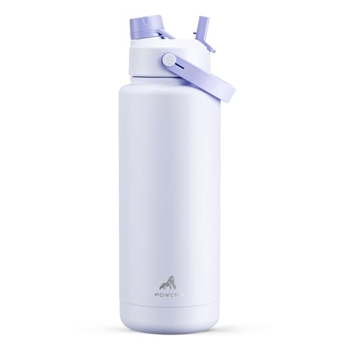 40 oz Insulated Water Bottle with 2