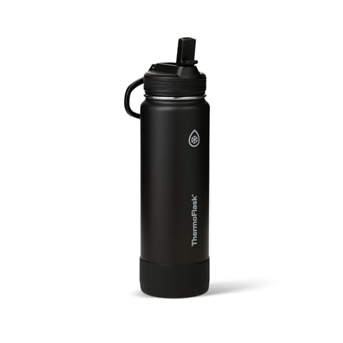 Insulated Water Bottle with Straw Lid