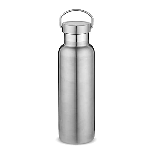 Silver Stainless Steel Water Bottles