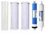 CFS – 5 Pack Water Systems Filter Cartridges Compatible with MAX-ES50 50 GPD Models – Remove Bad Taste & Odor – Whole House Replacement Water Filter Cartridge